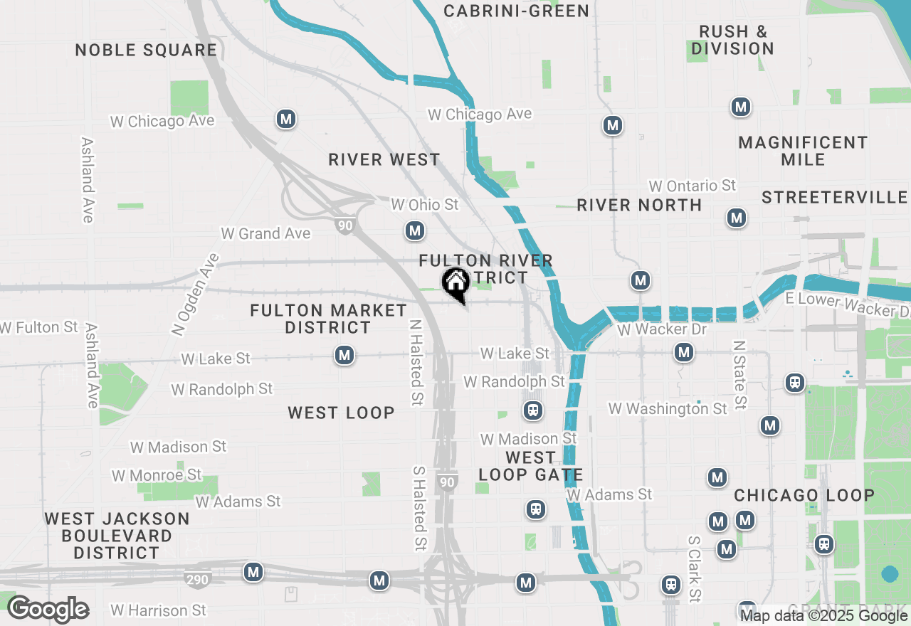 Map of 650 W Wayman Street #508, Chicago, IL 60661