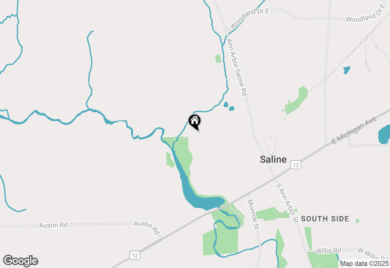 Map of 631 Woodcreek Court Court, Saline, MI 48176