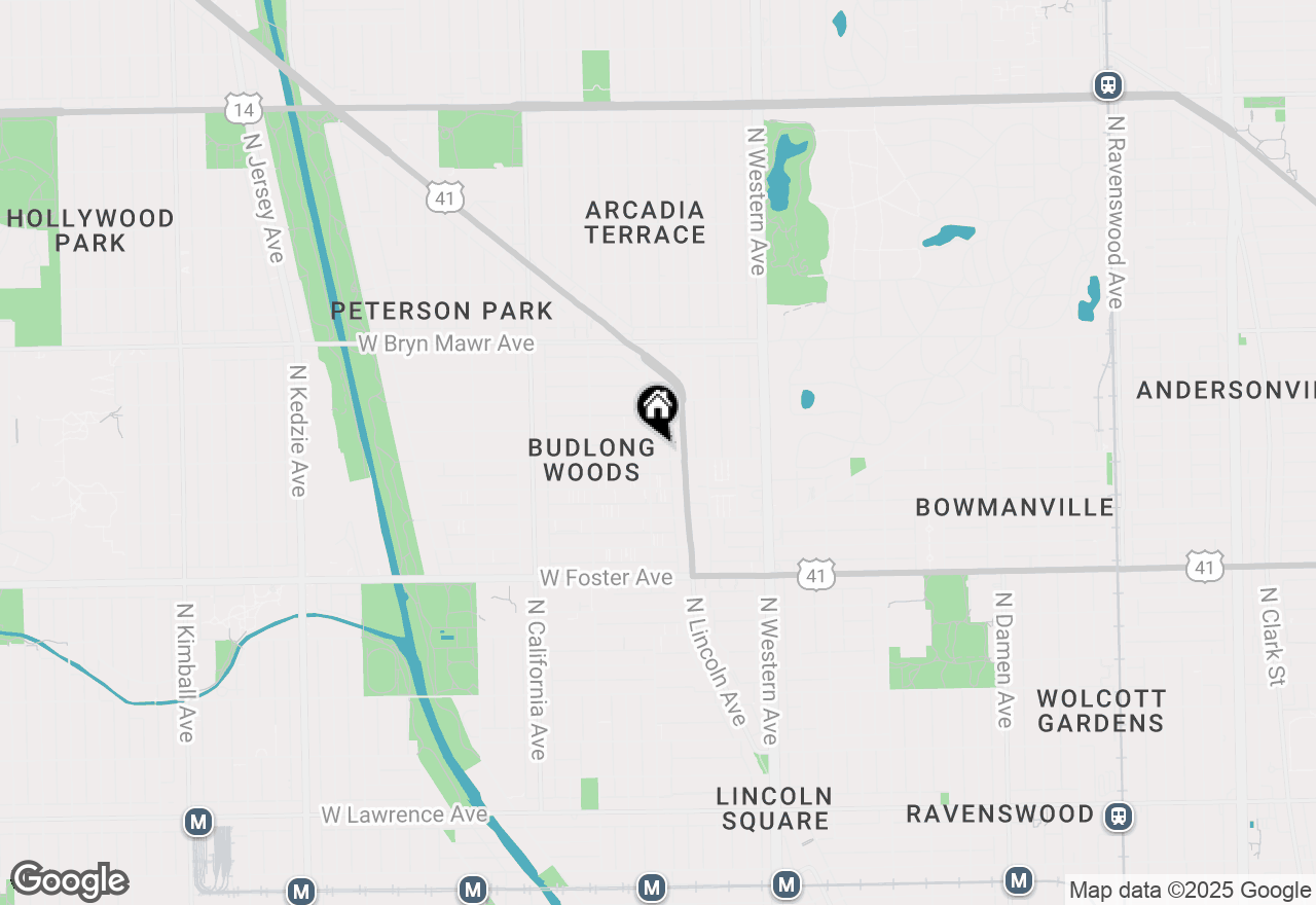 Map of 2550 W Balmoral Avenue, Chicago, IL 60625