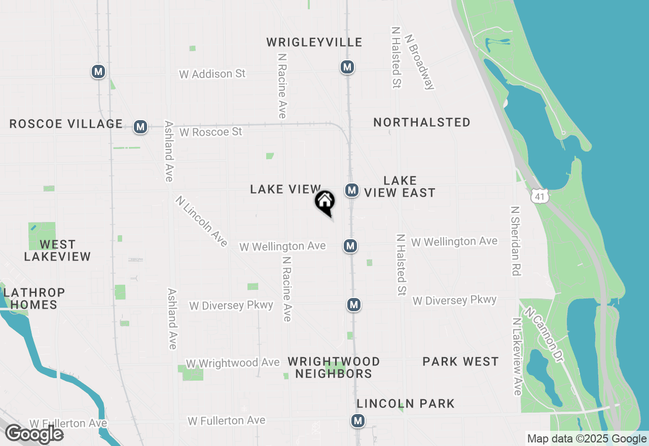 Map of 3046 N Kenmore Avenue, Chicago, IL 60657