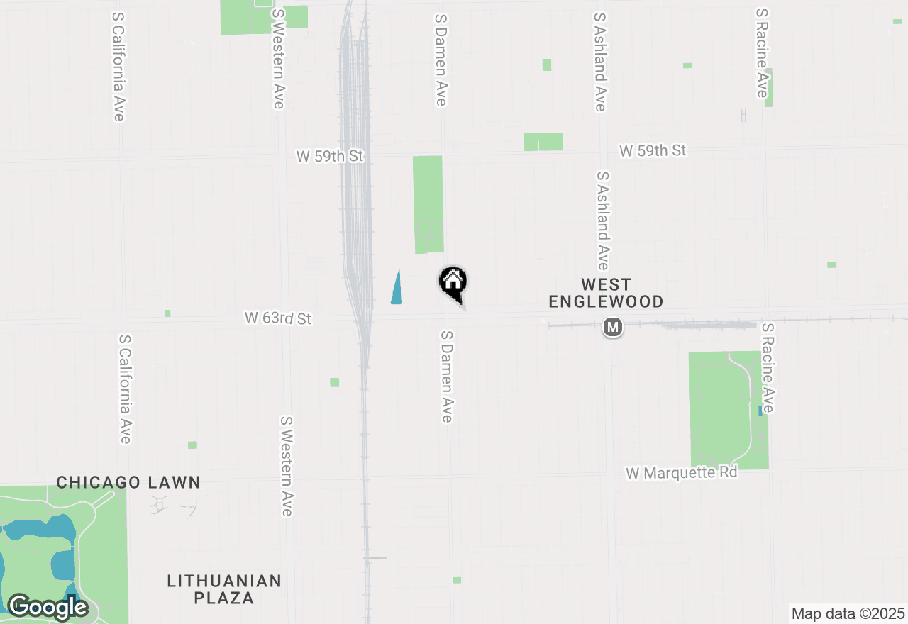 Map of 1950 W 63rd Street, Chicago, IL 60636