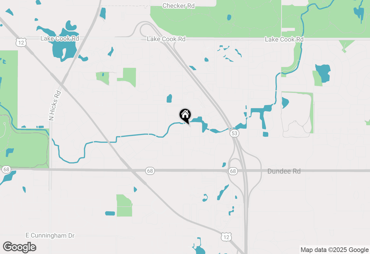 Map of (Address confidential), Palatine, Illinois 60074