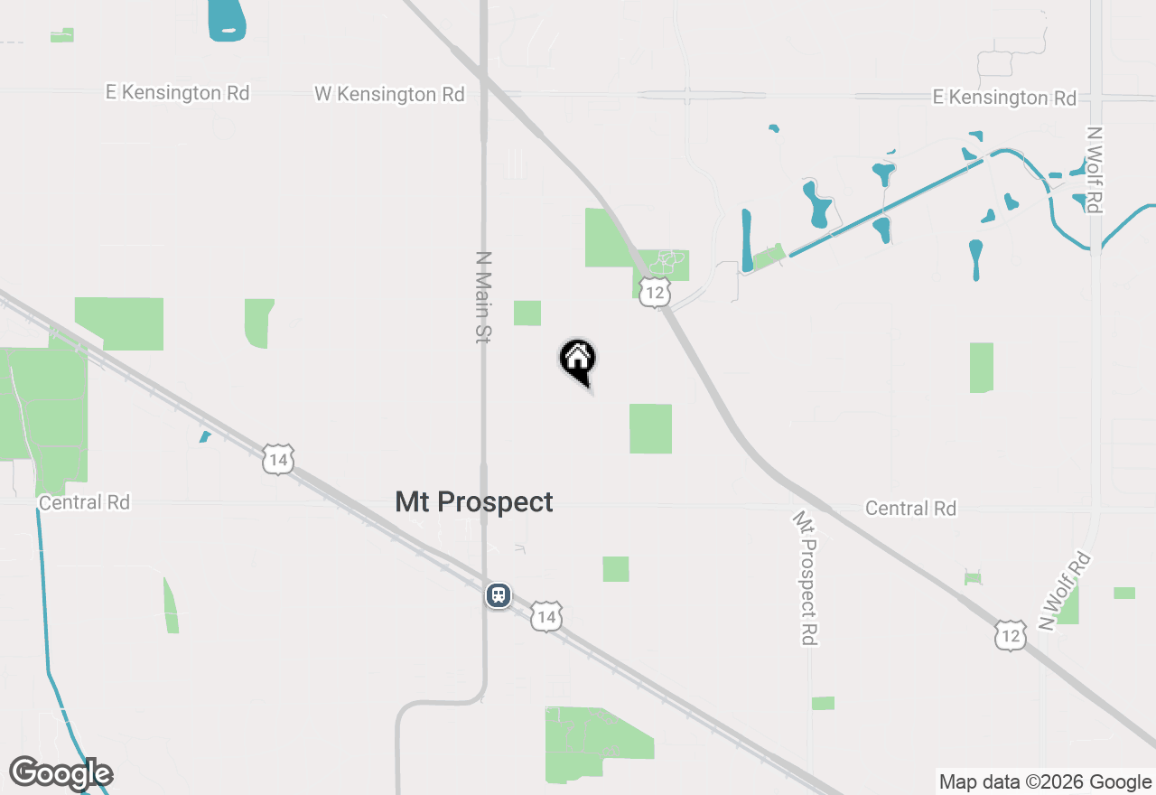 Map of 201 N Elm Street, Mount Prospect, IL 60056