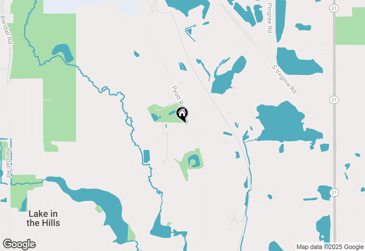 Map of 1363 Cunat Court #2G, Lake In The Hills, IL 60156