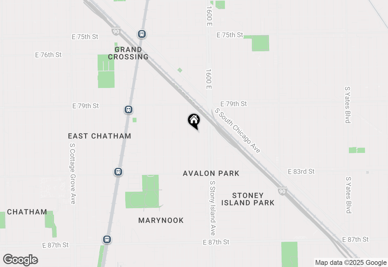 Map of 8041 S Blackstone Avenue, Chicago, IL 60619