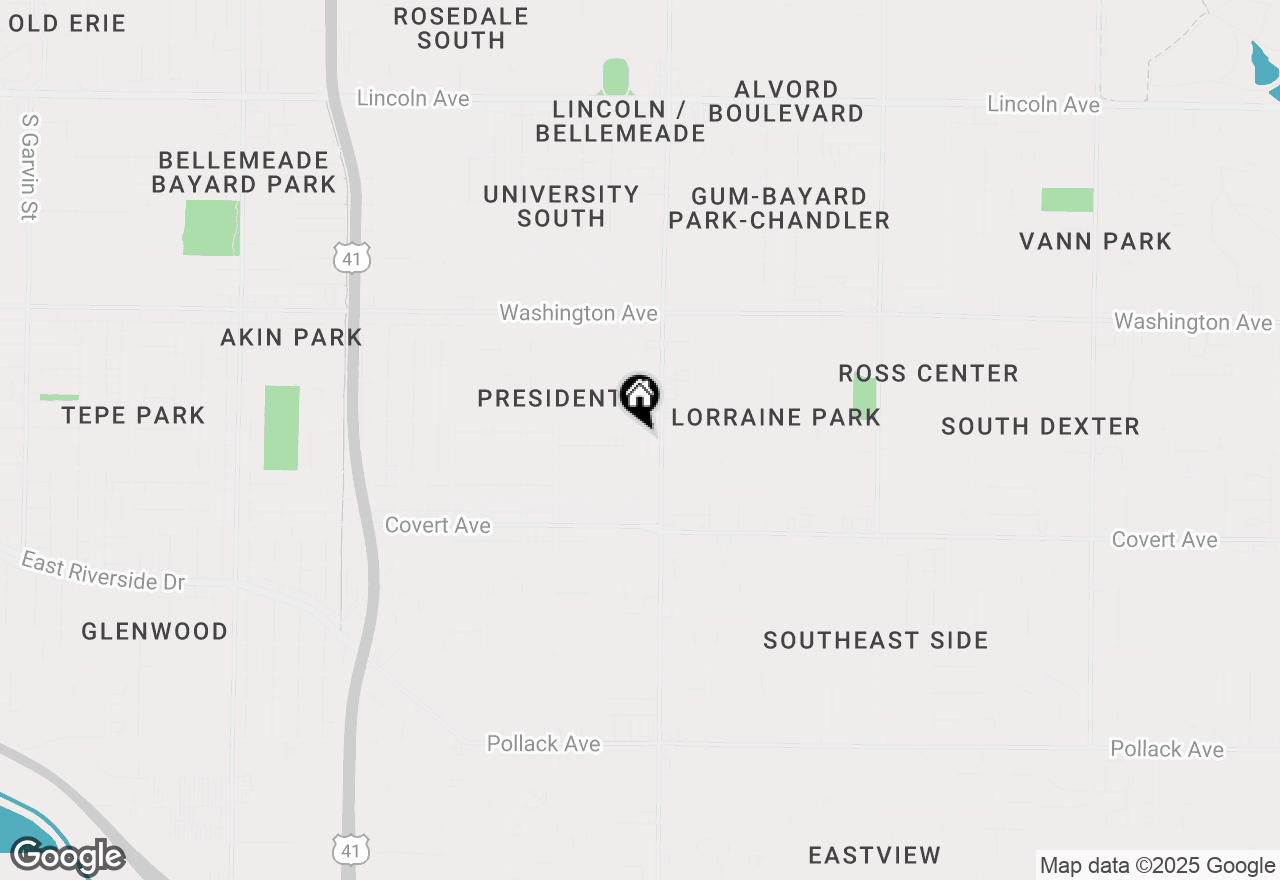 Map of 1913 Monroe Avenue, Evansville, IN 47714