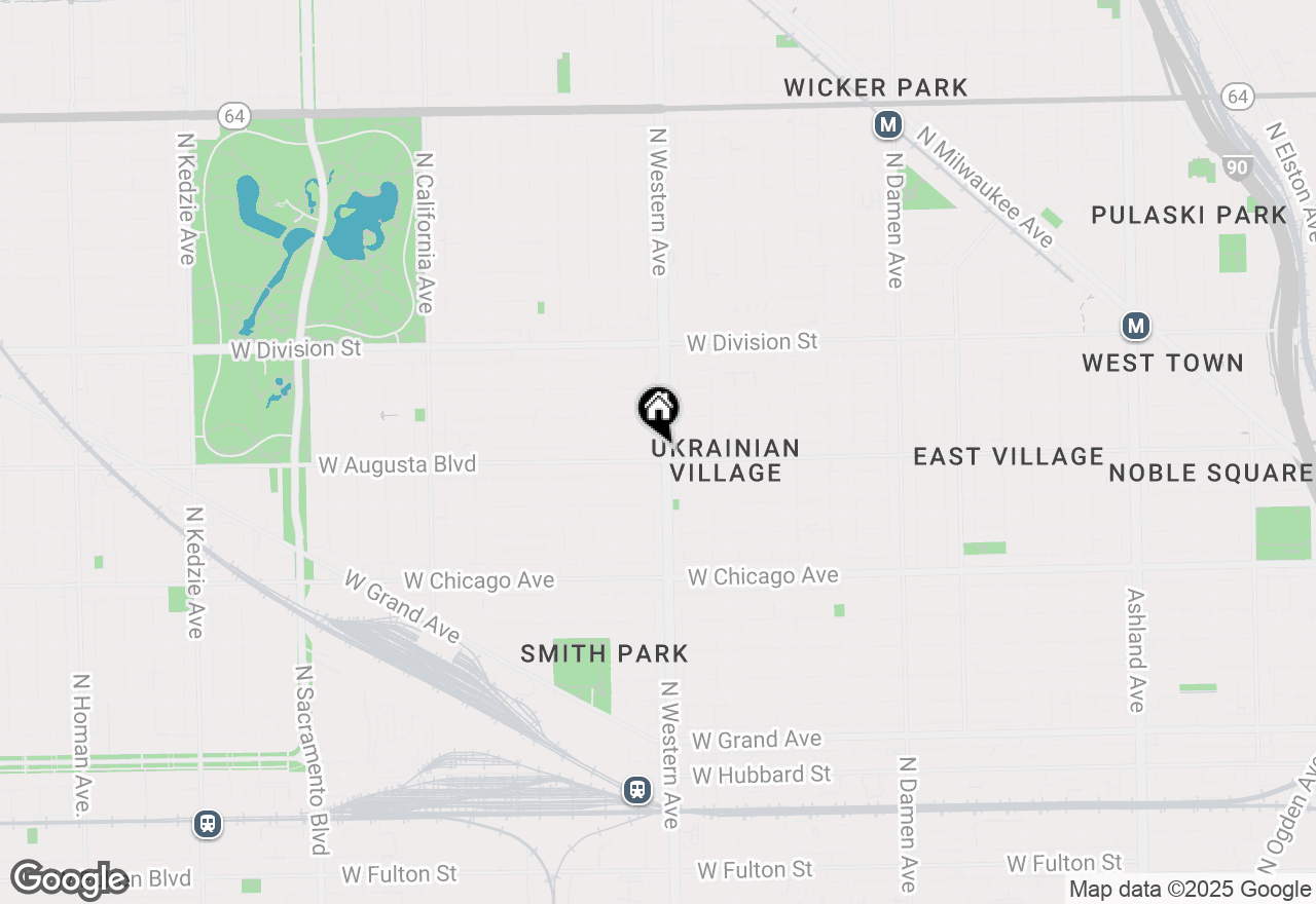 Map of 1006 N Western Avenue, Chicago, IL 60622