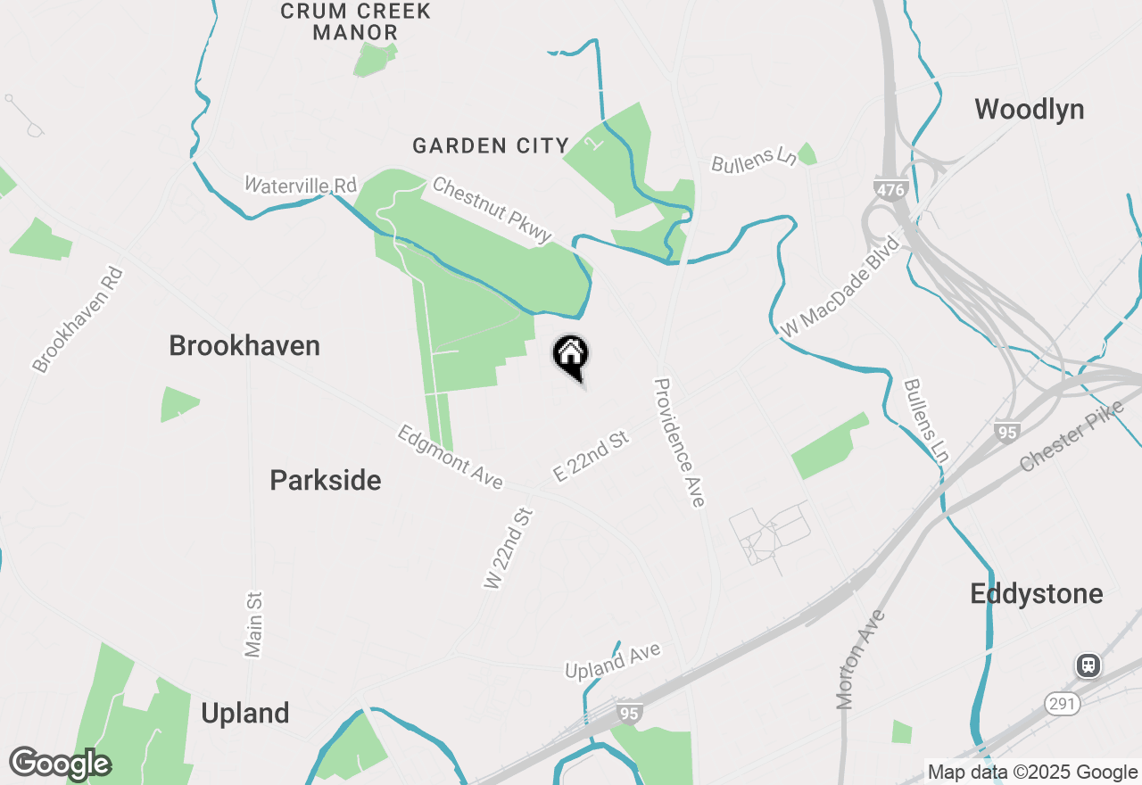 Map of 2408 Upland Street, Chester, PA 19013