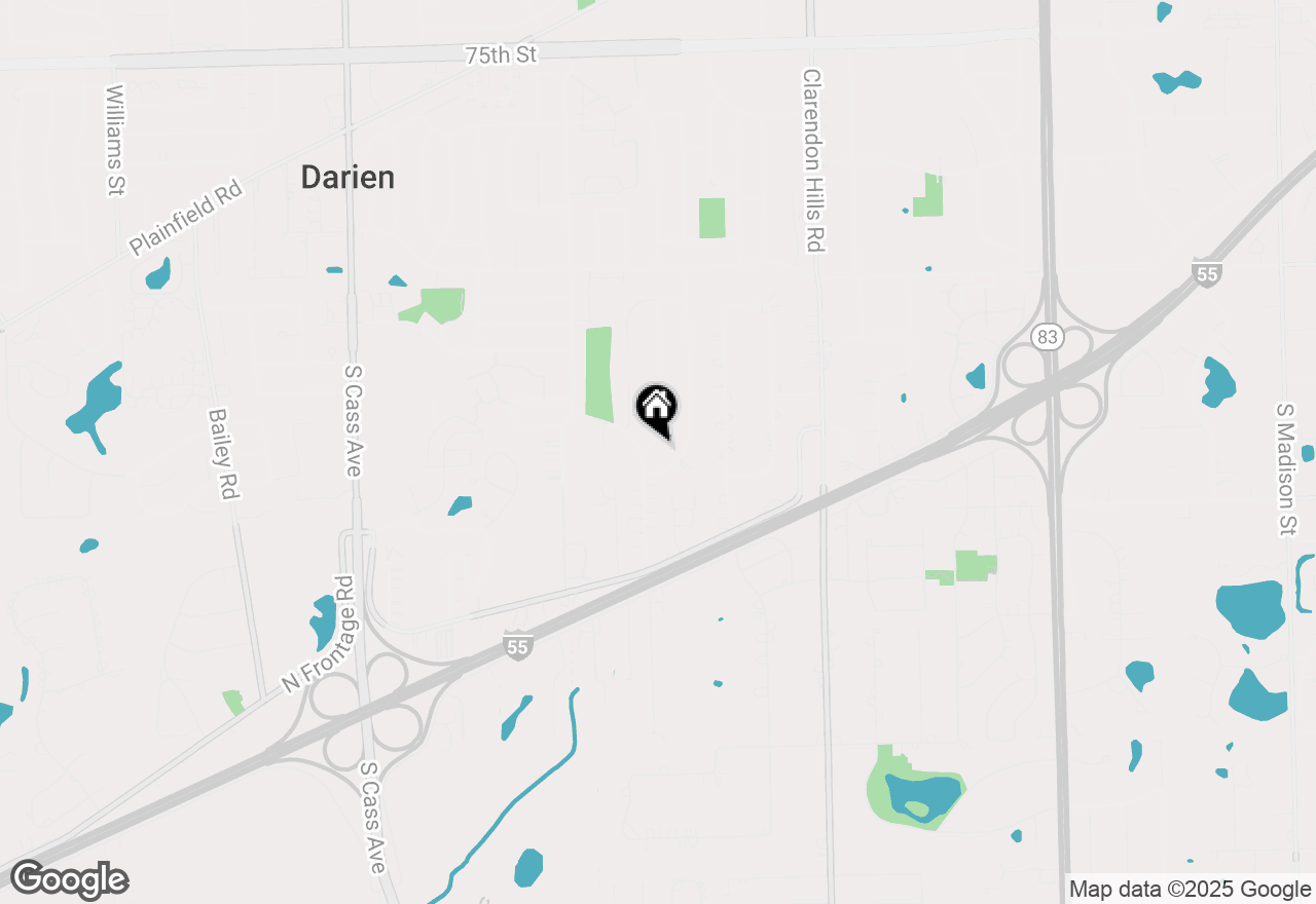 Map of 8133 Farmingdale Drive, Darien, IL 60561