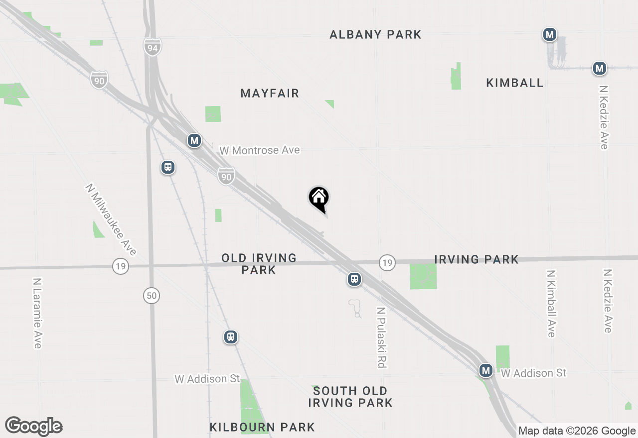 Map of 4132 N Keeler Avenue, Chicago, IL 60641
