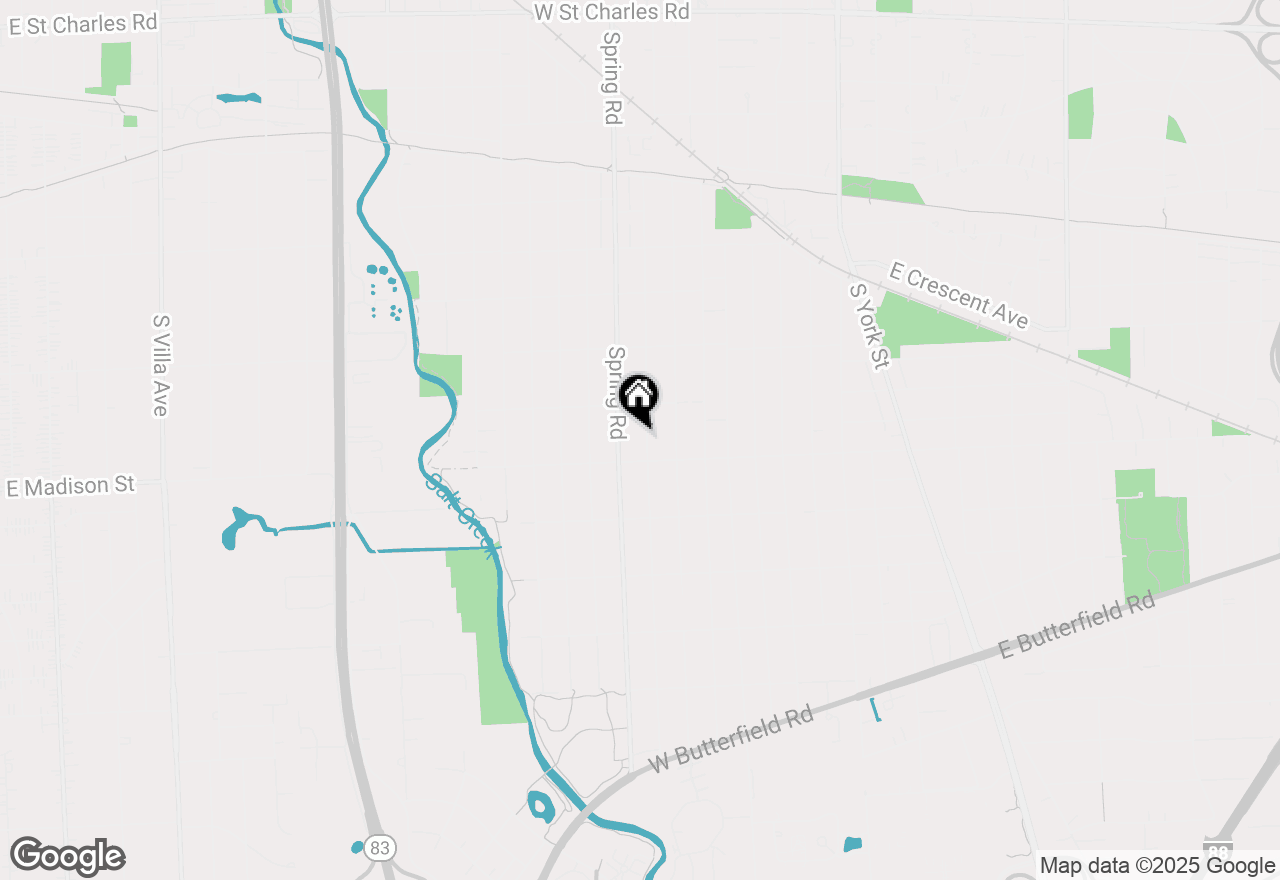 Map of (Address confidential), Elmhurst, Illinois 60126