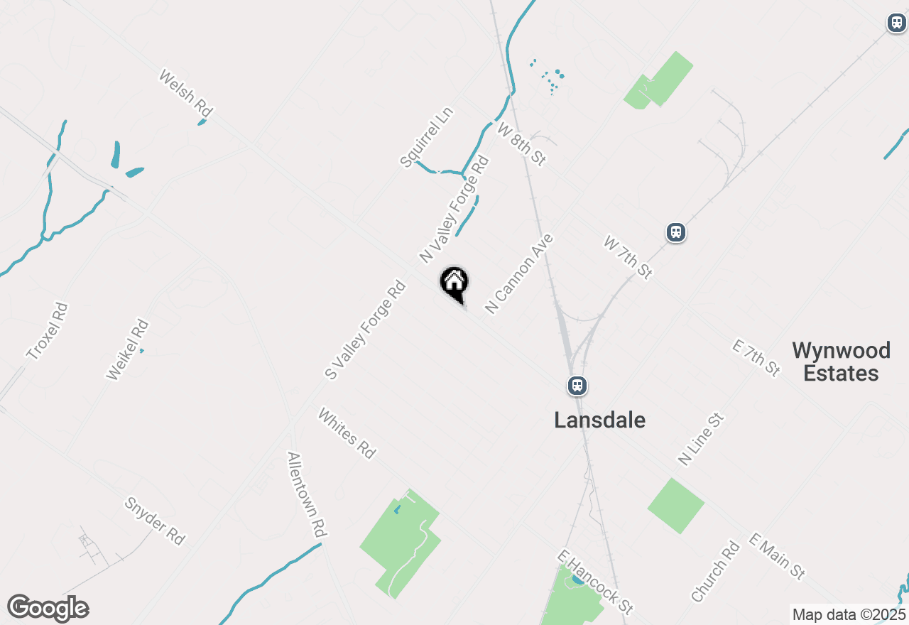 Map of 728 W Main Street, Lansdale, PA 19446