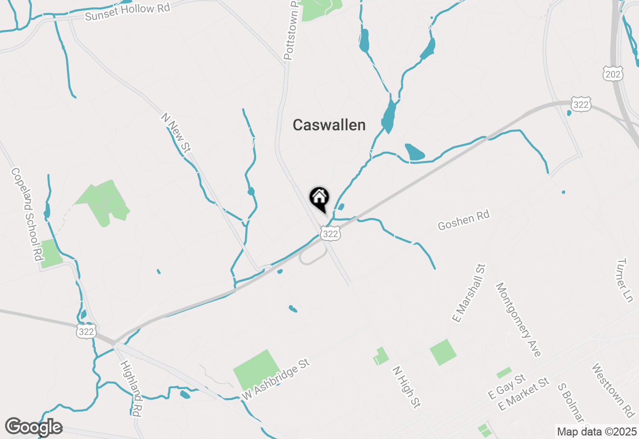 Map of 935-941 Pottstown Pike, West Chester, PA 19380