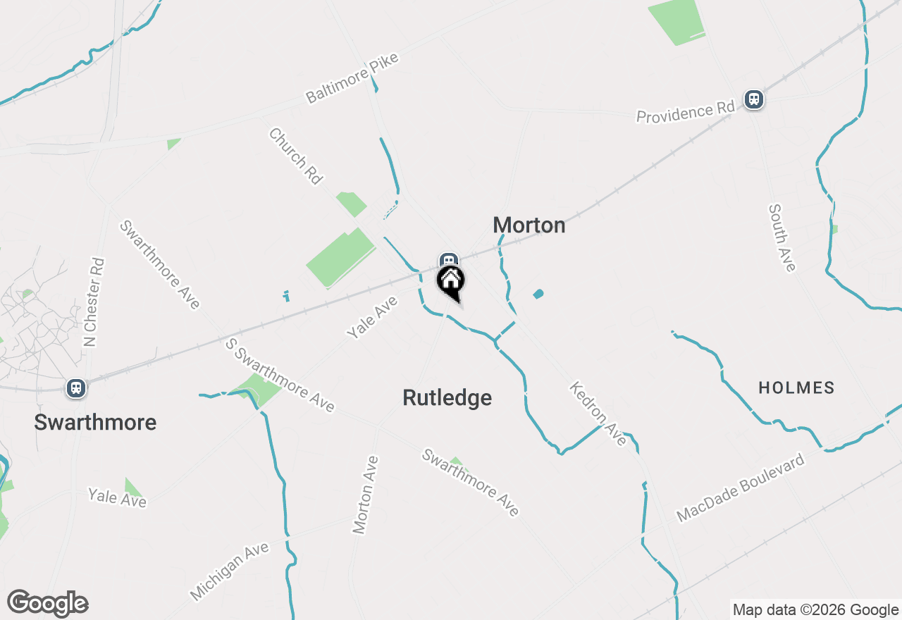 Map of 61 S Morton Avenue, Morton, PA 19070