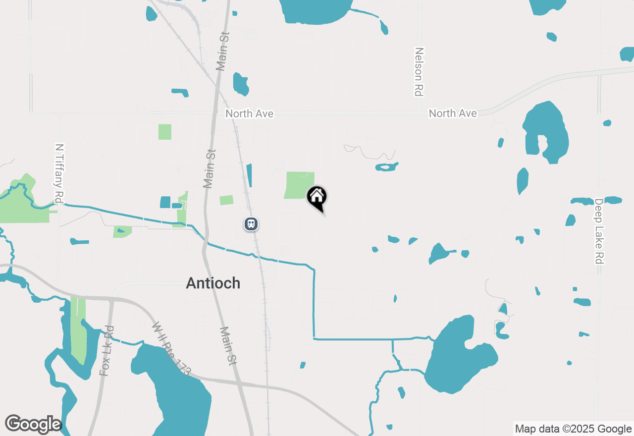 Map of 672 Garys Drive, Antioch, IL 60002