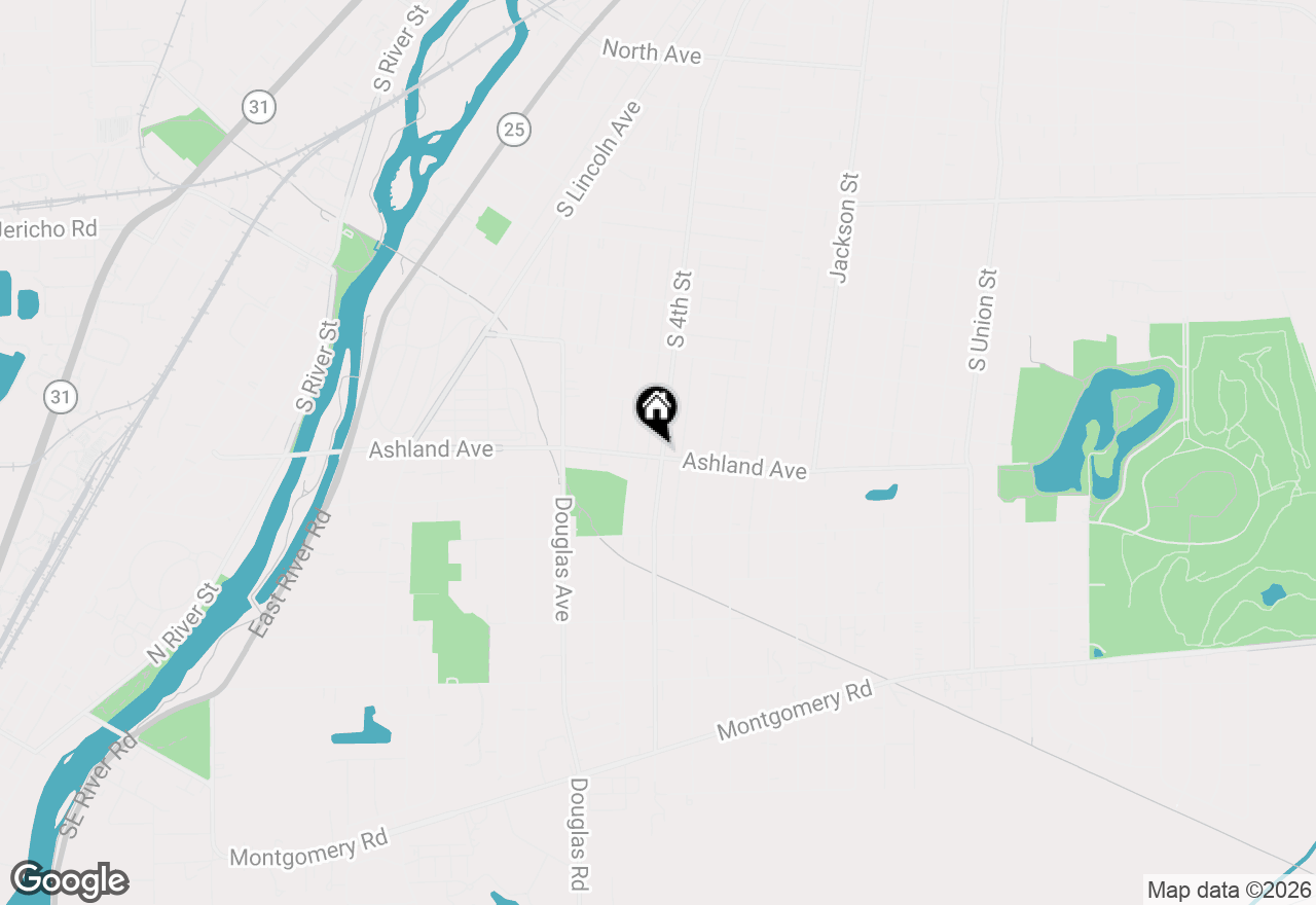 Map of 941 S 4th Street, Aurora, IL 60505