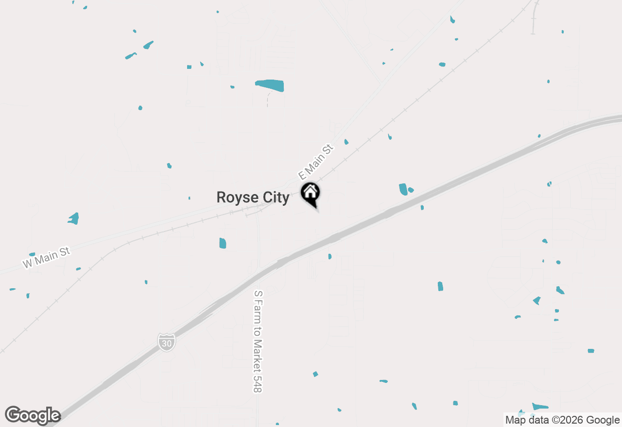 Map of 306 Barton Street, Royse City, TX 75189