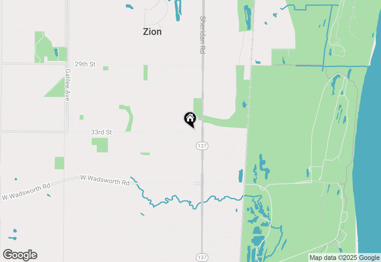Map of 3244 Elisha Avenue, Zion, IL 60099