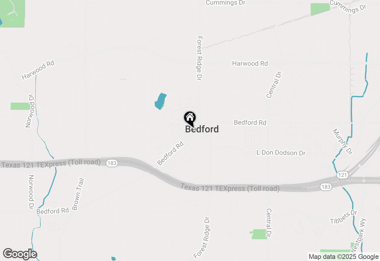 Map of 1525 Bedford Road, Bedford, TX 76021
