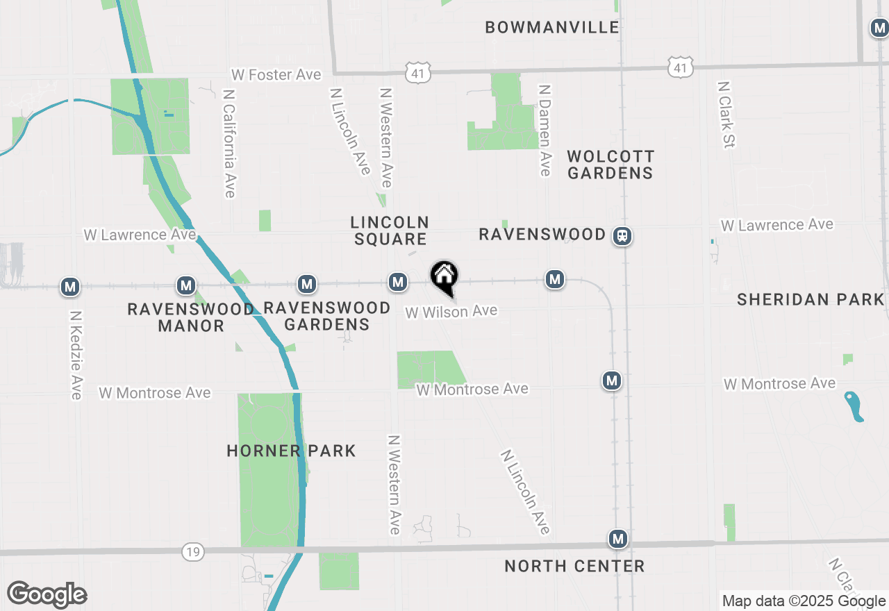 Map of 2238 W Wilson Avenue #2S, Chicago, IL 60625