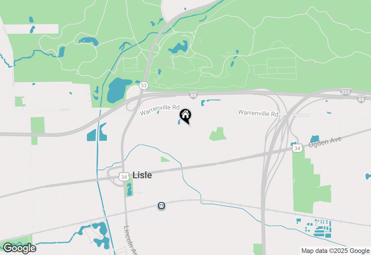 Map of 4401 Kingston Avenue, Lisle, IL 60532