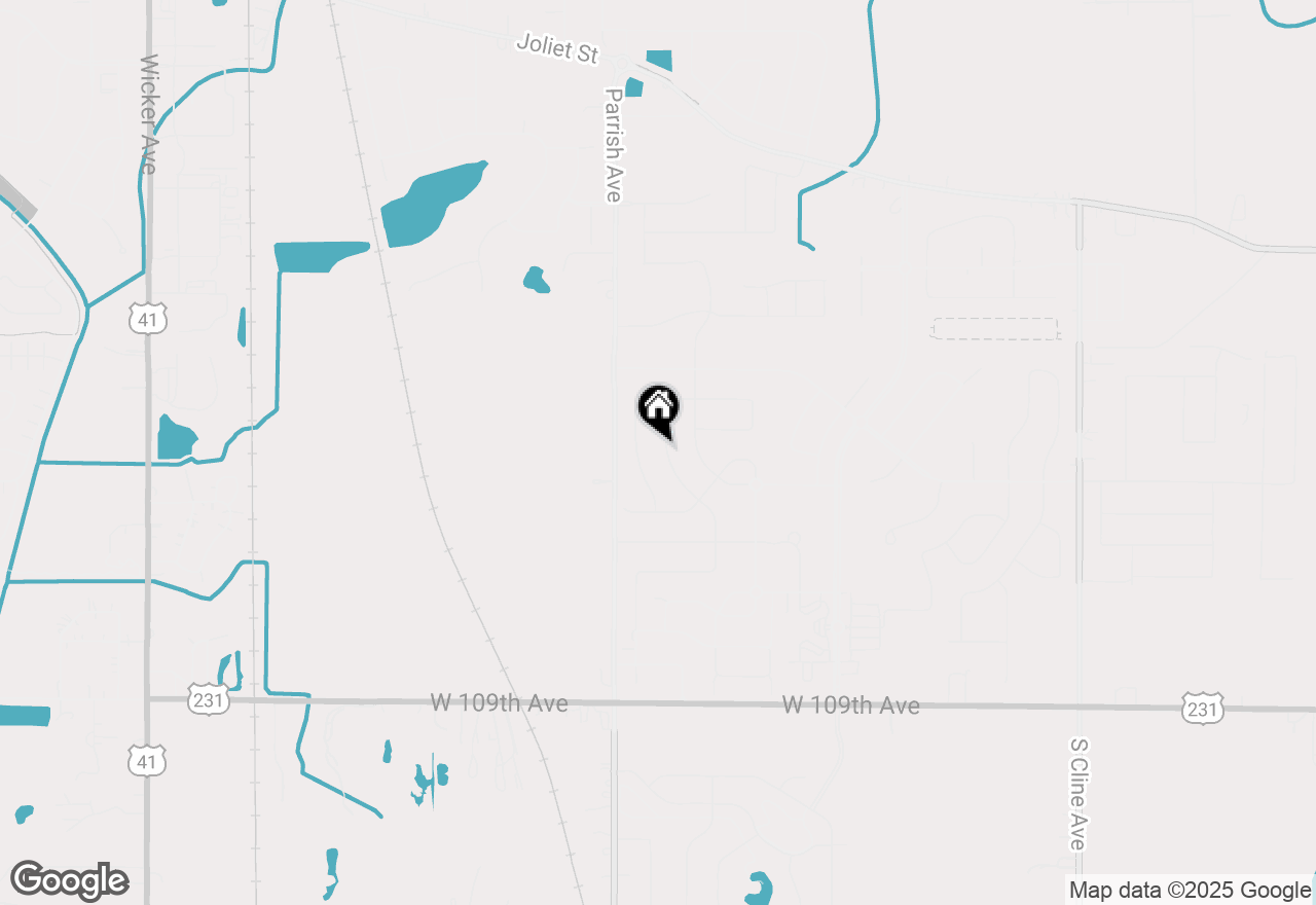 Map of 10410 Douglas Drive, St. John, IN 46373