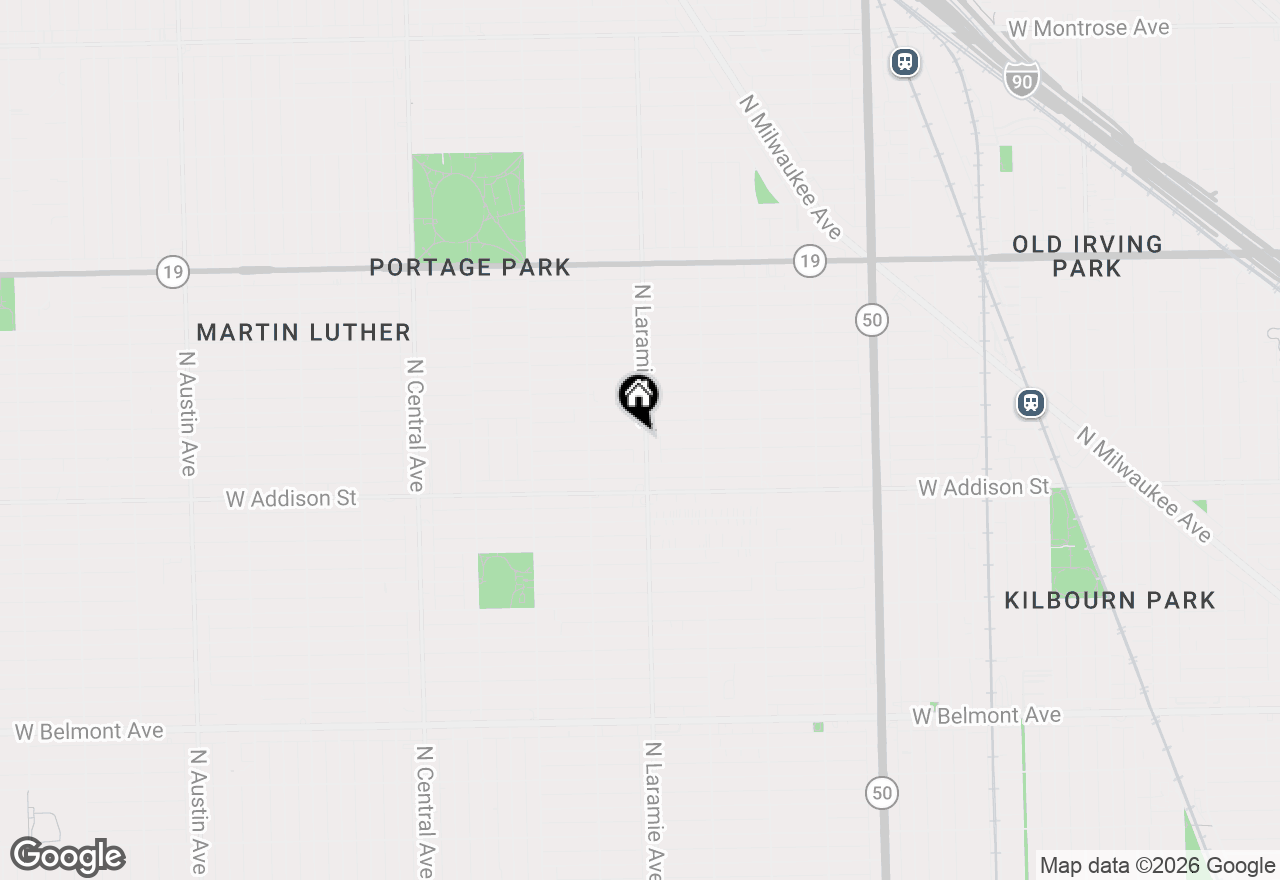 Map of 3658 N Laramie Avenue #2, Chicago, IL 60630