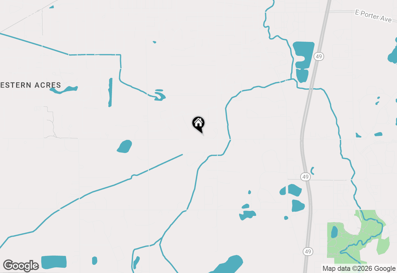 Map of 1749 Green Meadow Lane, Chesterton, IN 46304