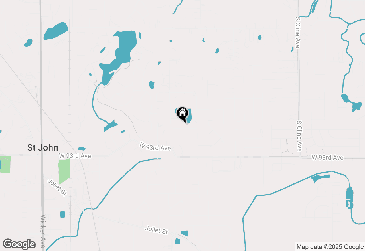 Map of 9414 W 91st Place, St. John, IN 46373