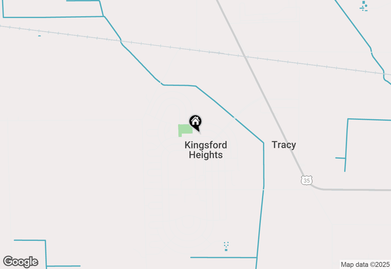 Map of 396 Evanston Road, Kingsford Heights, IN 46346