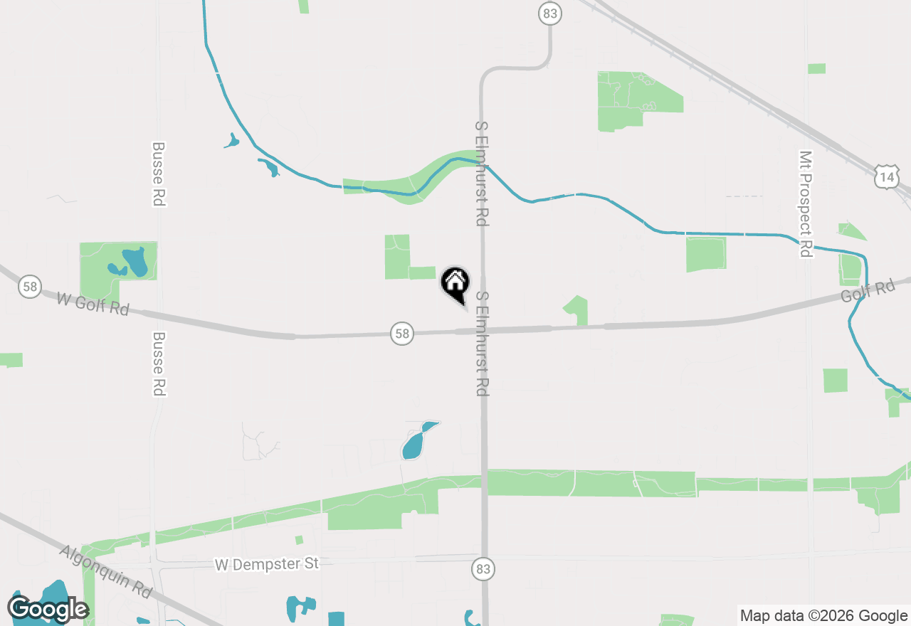 Map of 916 S I Oka Avenue, Mount Prospect, IL 60056