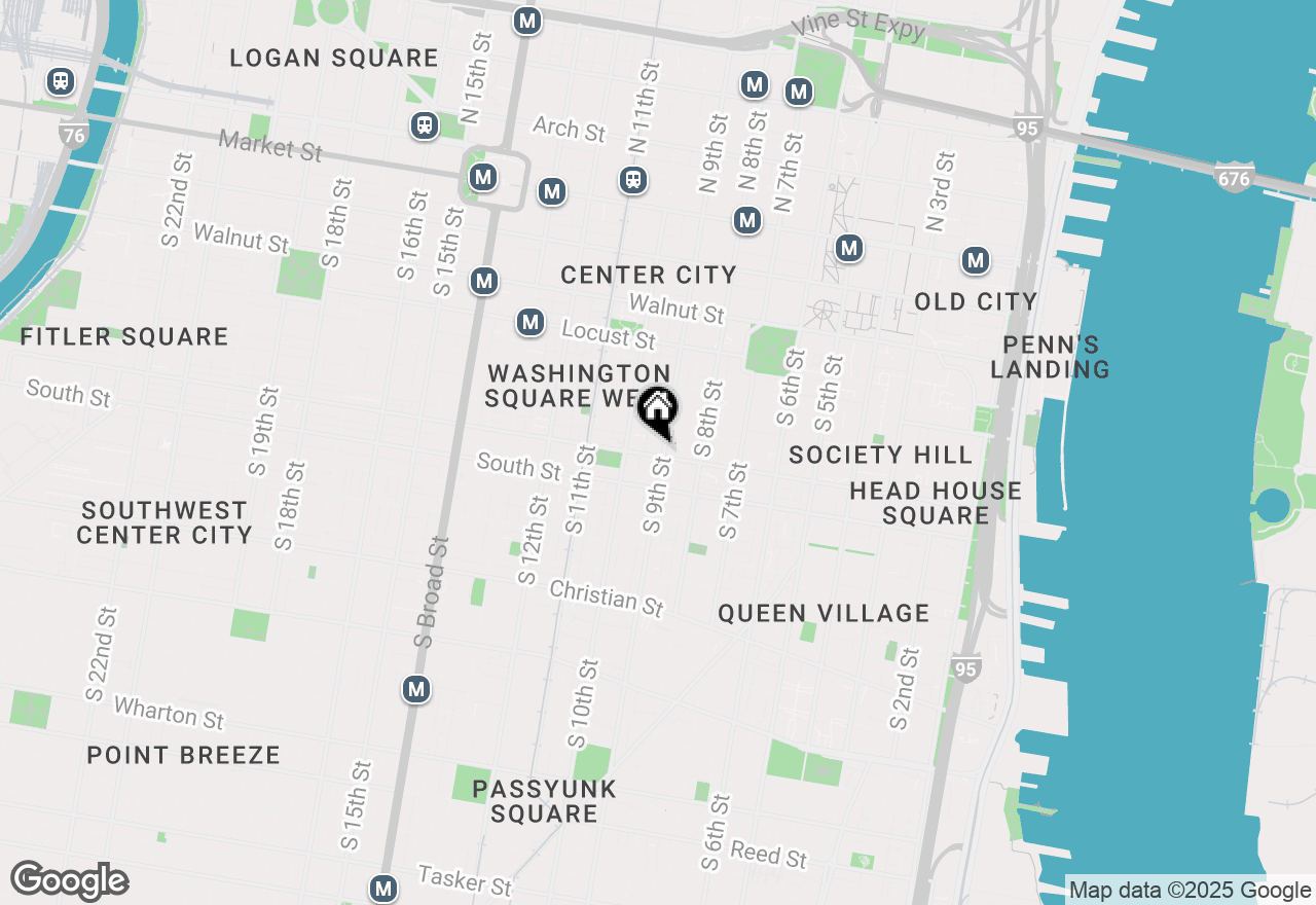 Map of 903 Lombard Street, Philadelphia, PA 19147