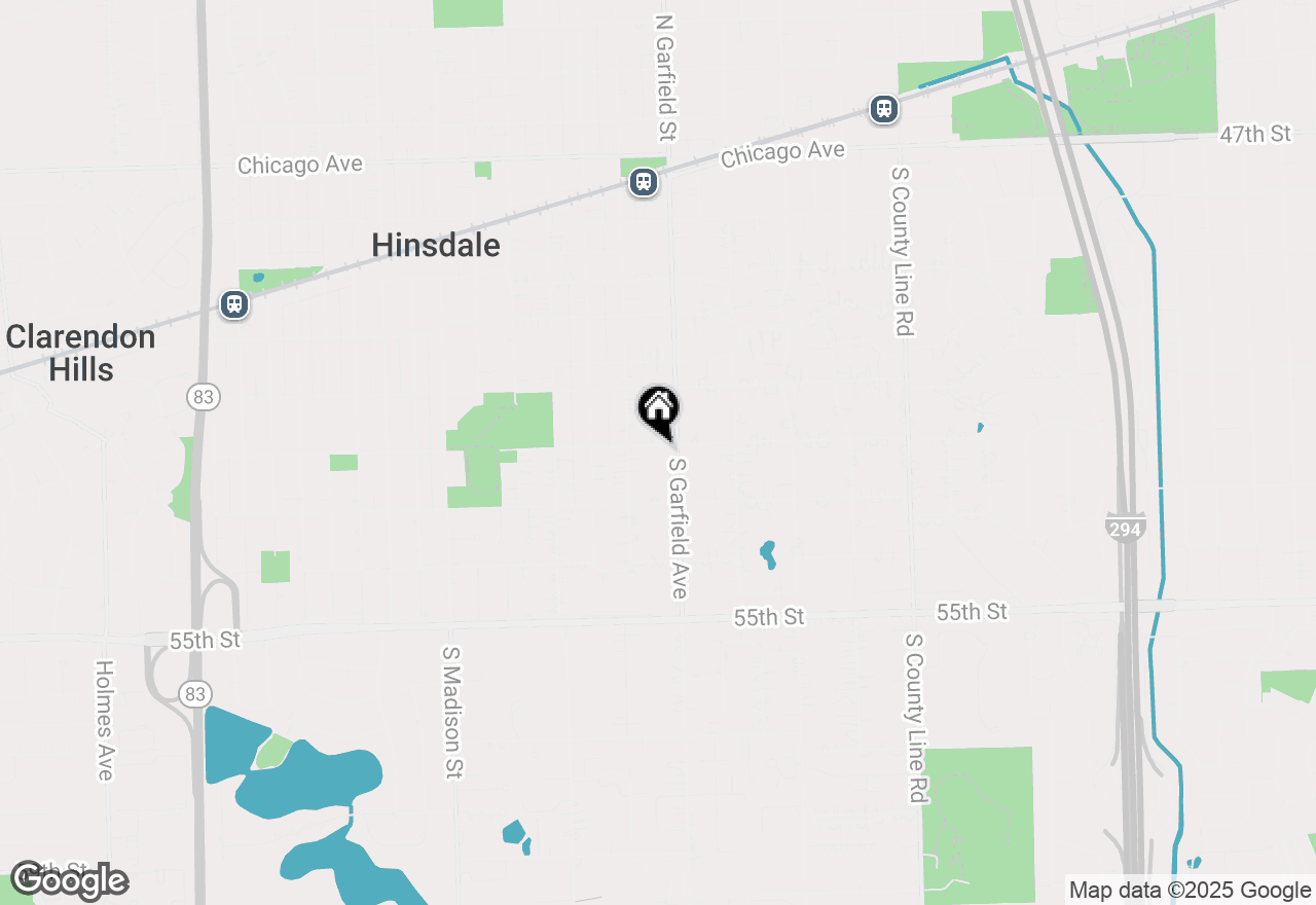 Map of 26 E 7th Street, Hinsdale, IL 60521