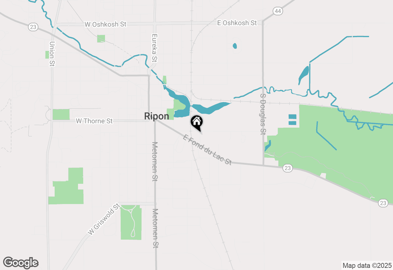 Map of 443 Fenton Street, Ripon, WI 54971