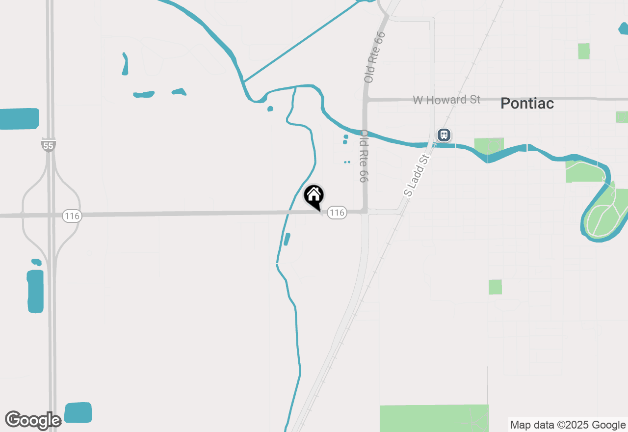 Map of 1204 W Reynolds Street, Pontiac, IL 61764