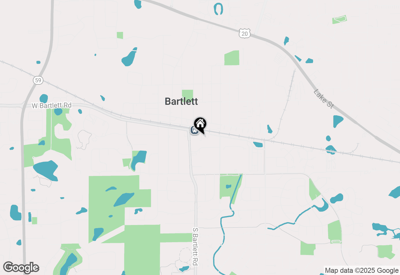 Map of 267 E Railroad Avenue #104, Bartlett, IL 60103