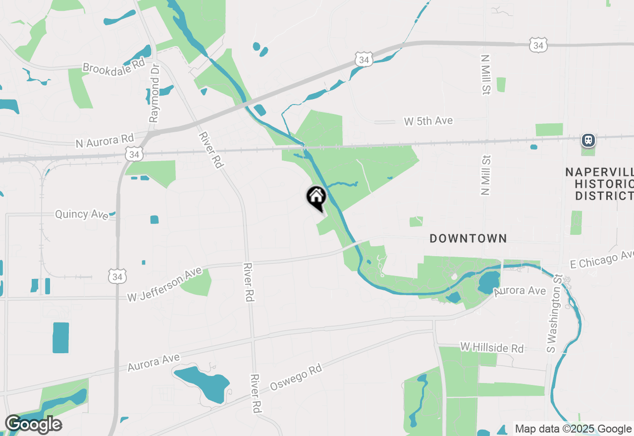 Map of 78 S Stauffer Drive, Naperville, IL 60540