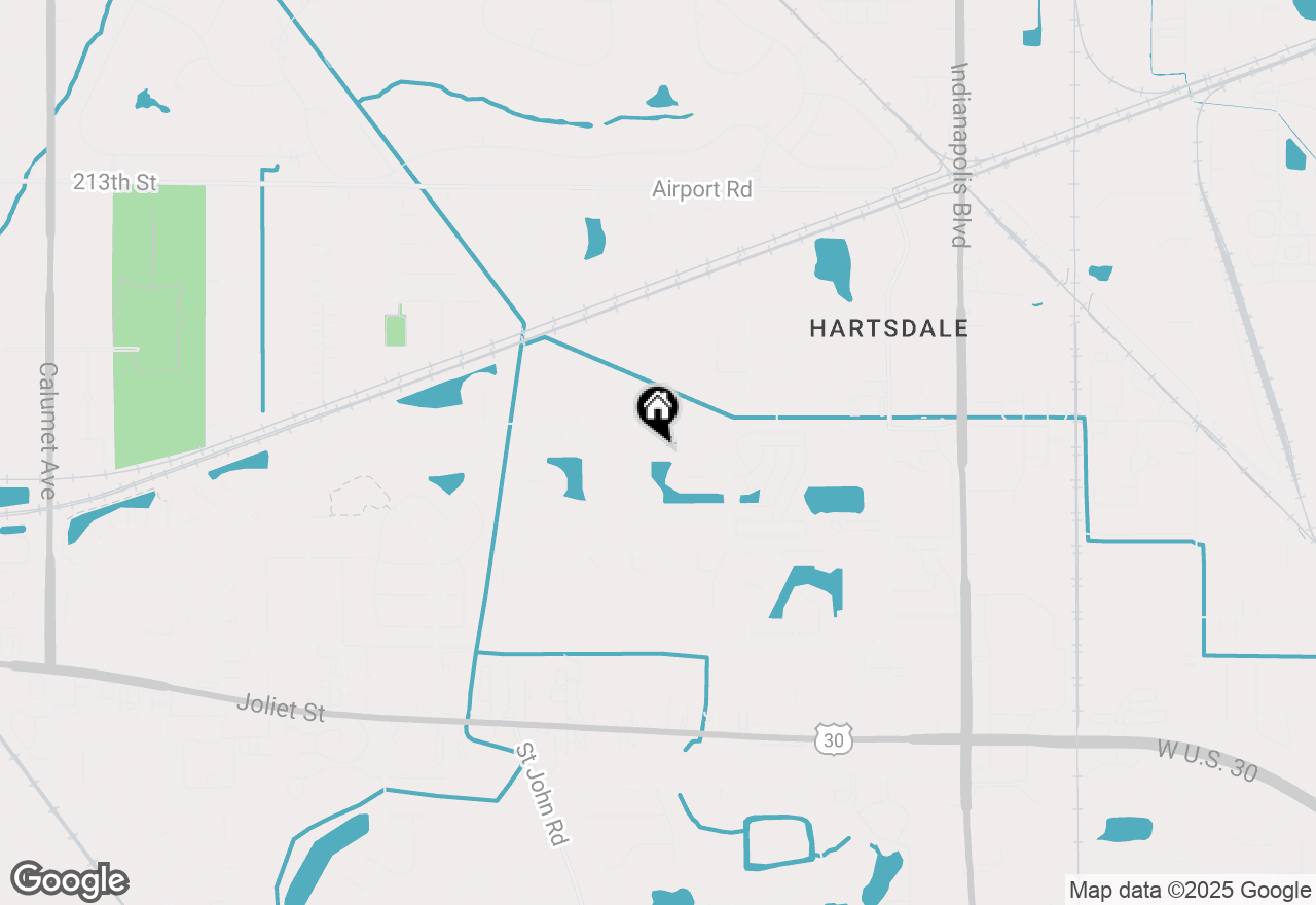 Map of 1273 Bluebell Trail, Schererville, IN 46375