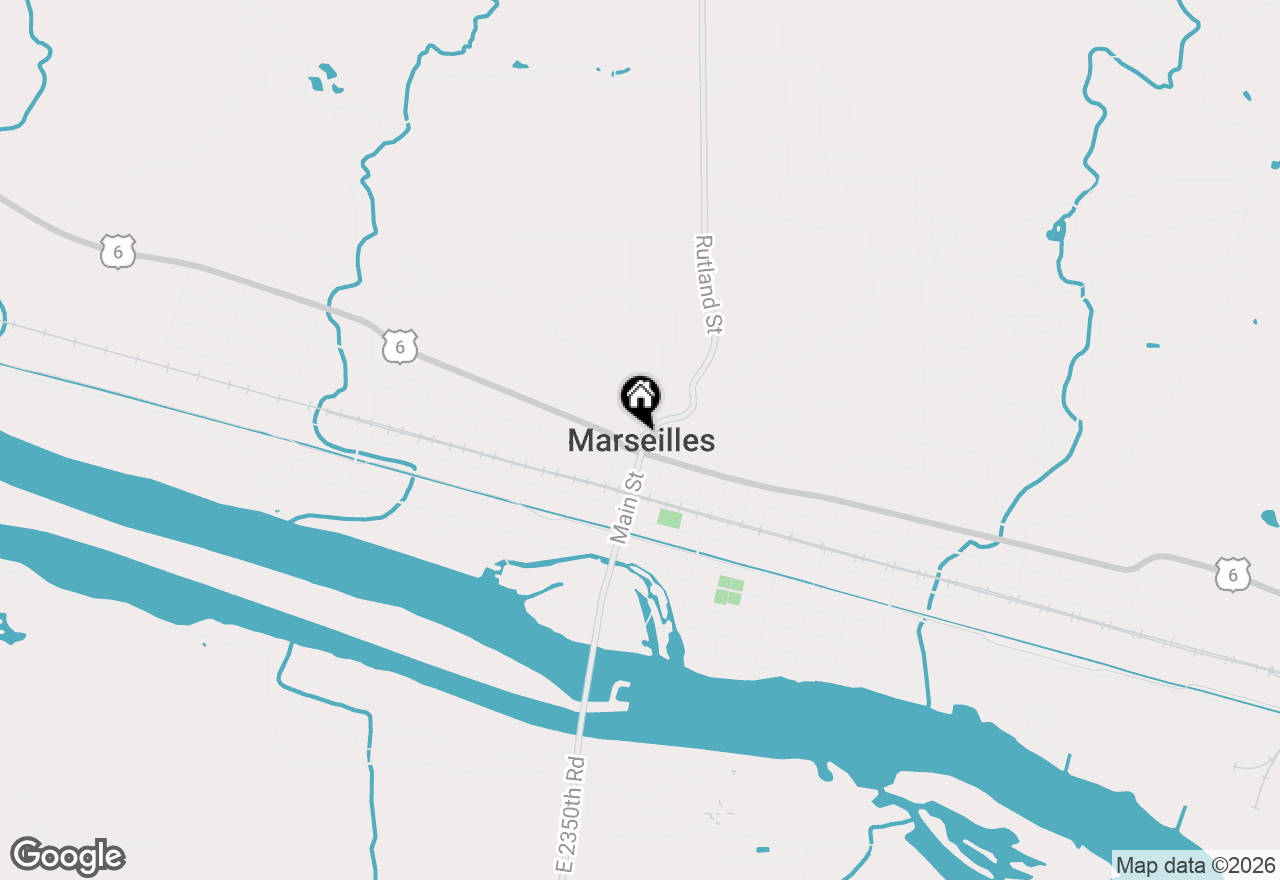 Map of 194 Water Street, Marseilles, IL 61341