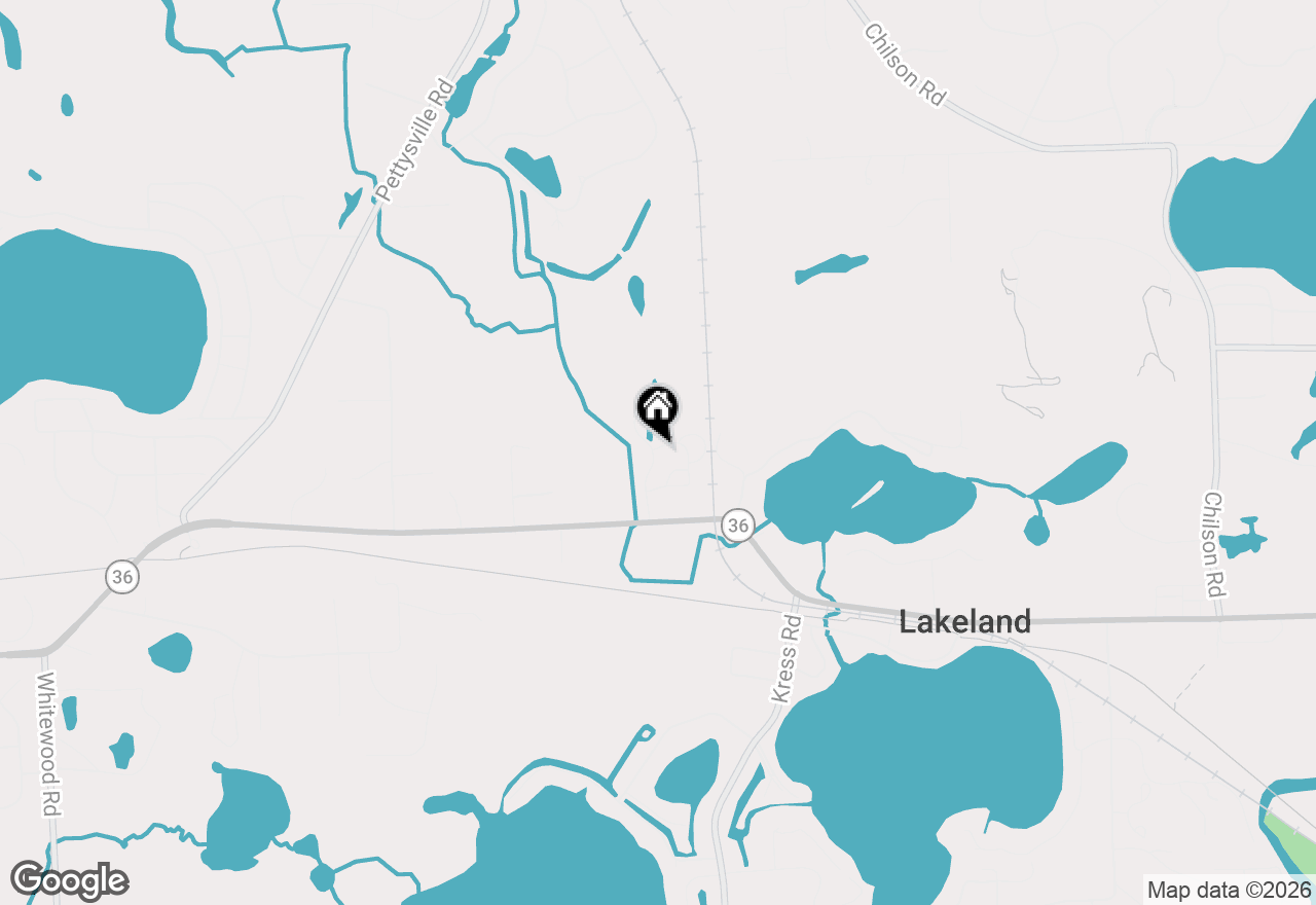 Map of 9261 Regency Boulevard, Pinckney, MI 48169