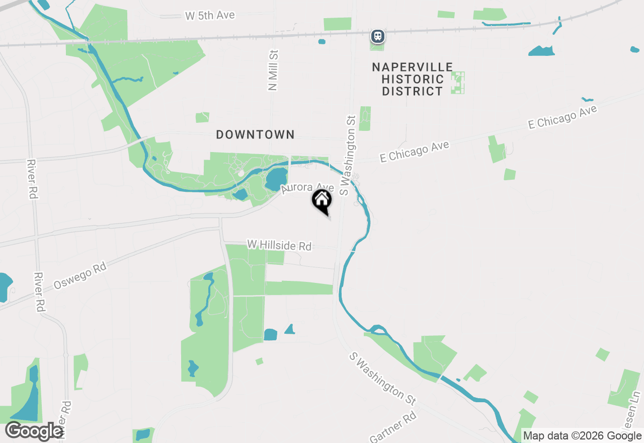 Map of 120 W Porter Avenue, Naperville, IL 60540