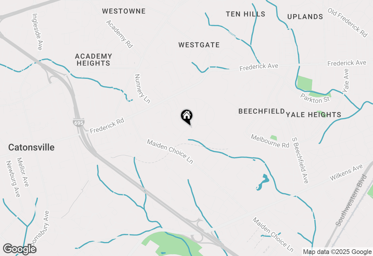 Map of 159 Garden Ridge Road, Catonsville, MD 21228