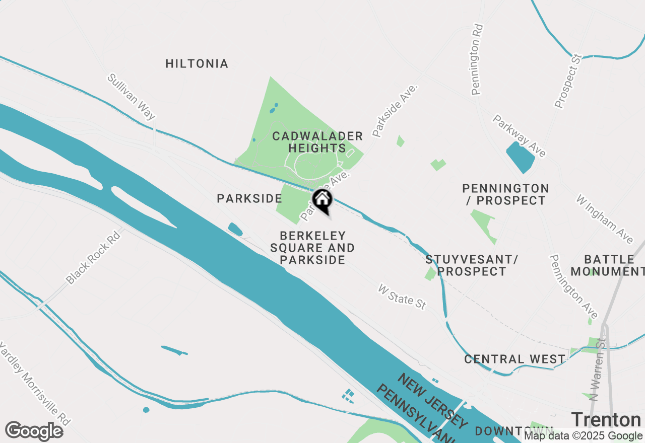 Map of 924 Carteret Avenue #3, Trenton, NJ 08618