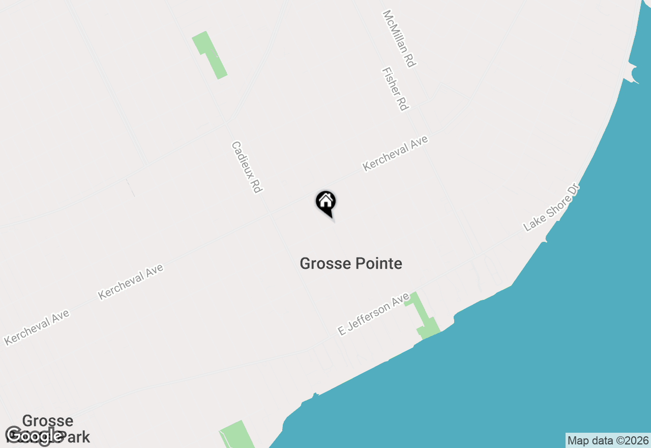 Map of 568 Saint Clair Avenue, Grosse Pointe, MI 48230