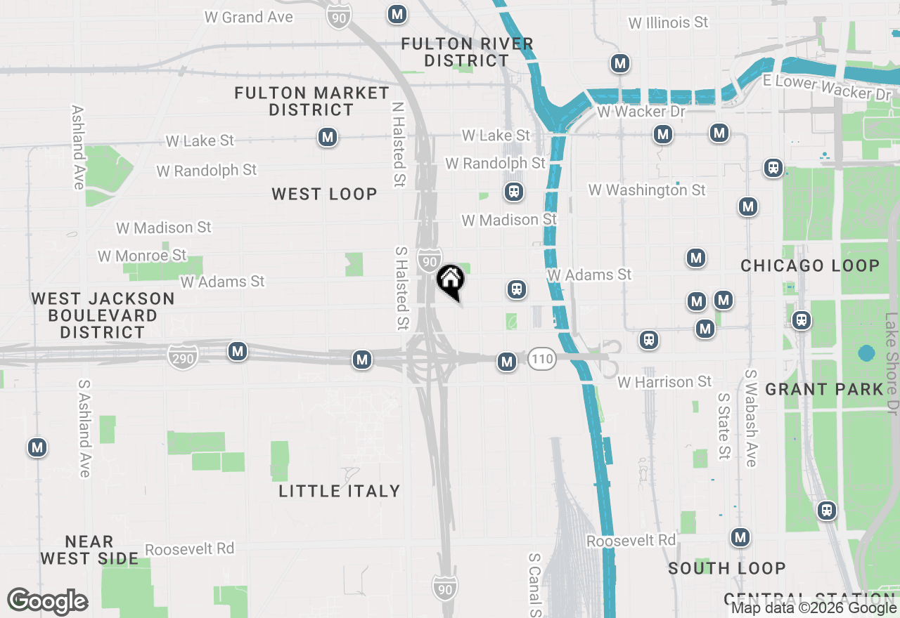 Map of 701 W Jackson Boulevard #307, Chicago, IL 60661