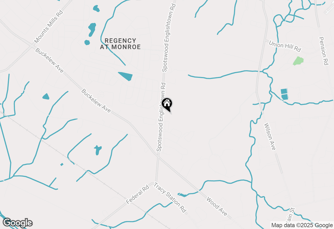 Map of 687 Spotswood Englishtown Road, Monroe Twp, NJ 08831
