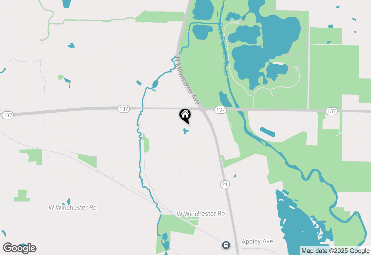 Map of 163 Yorktown Court, Libertyville, IL 60048