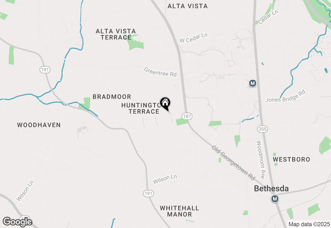 Map of 5506 Roosevelt Street, Bethesda, MD 20817