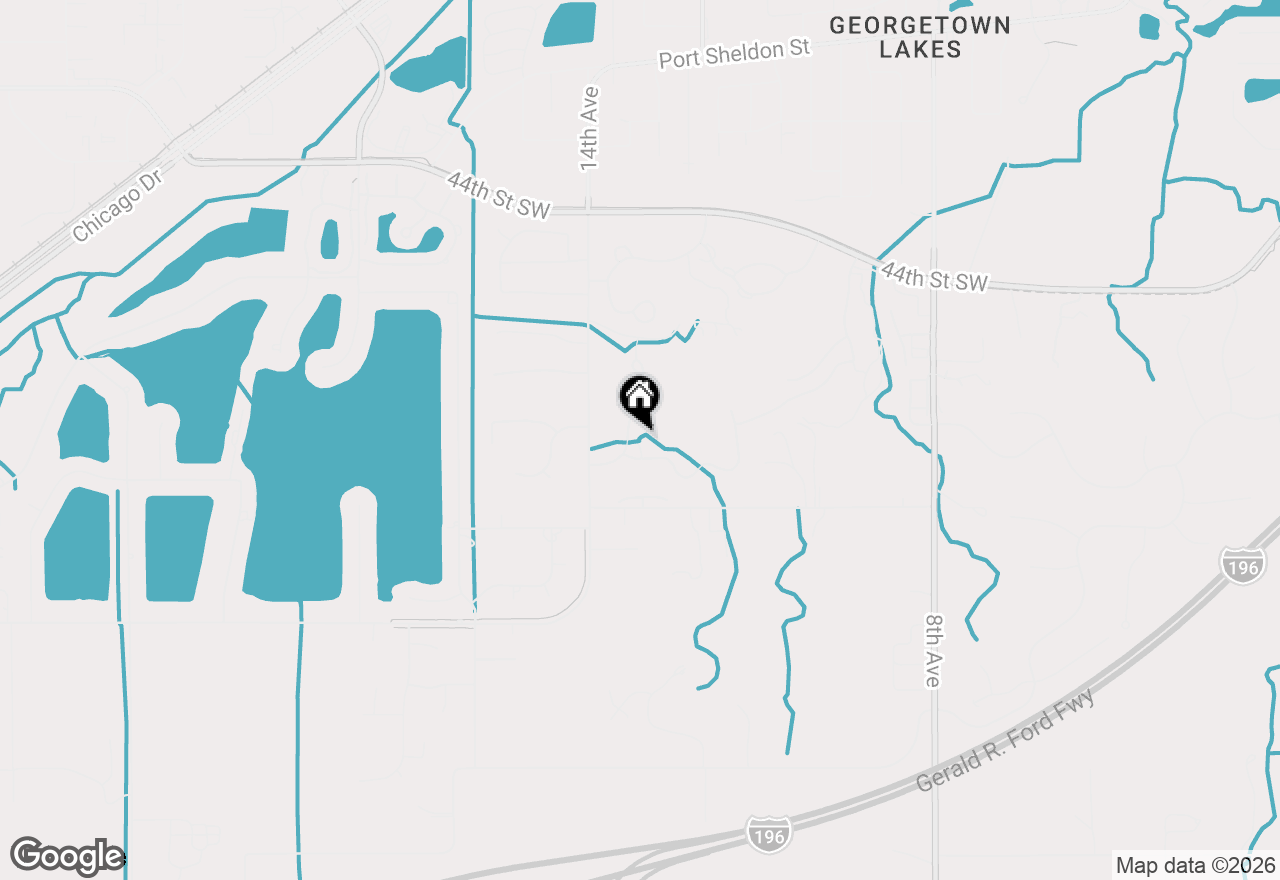 Map of 5954 Gleneagle Drive, Hudsonville, MI 49426