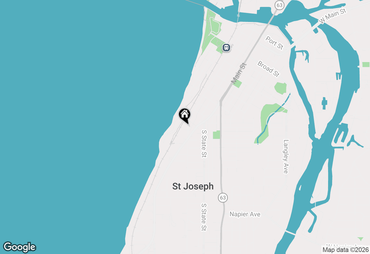 Map of 1418 Lake Boulevard #2, St Joseph, MI 49085